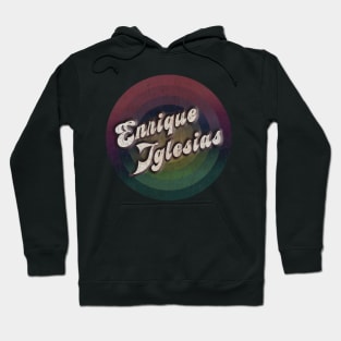 retro vintage circle Enrique Iglesias Hoodie